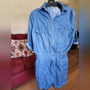 Fashion Nova Blue Jumpsuit Chic Style